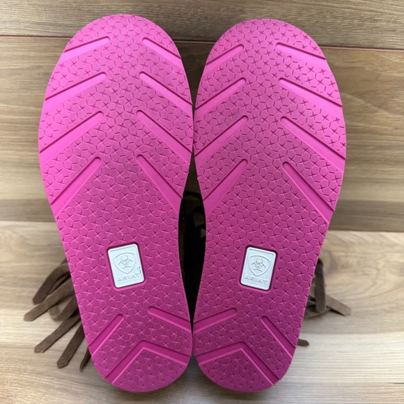 ARIAT Cruiser Serape Suede Fringe 6.5 Chukka Ankle Boot - Picture 9 of 11